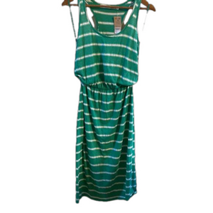 LA brand Michael Star Green maxi tank dress.